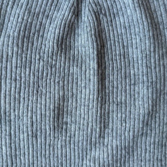 Banana Republic Merino Wool Filpucci Ribbed Gray Crew Neck Sweater Small - Picture 5 of 6
